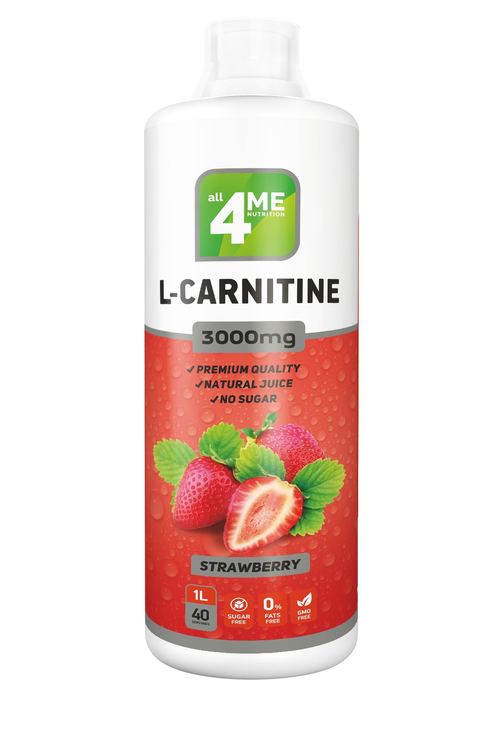 4Me Nutrition L-Carnitine concentrate 3000, 1000 мл — купить по низкой цене